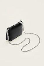 Women Black Mini Beaded Bag Elegant Evening and Daily Mini Handbag Photograph-5